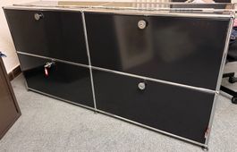 USM Haller Sideboard 2x2 schwarz