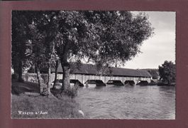 WANGEN an der Aare - Holzbrücke