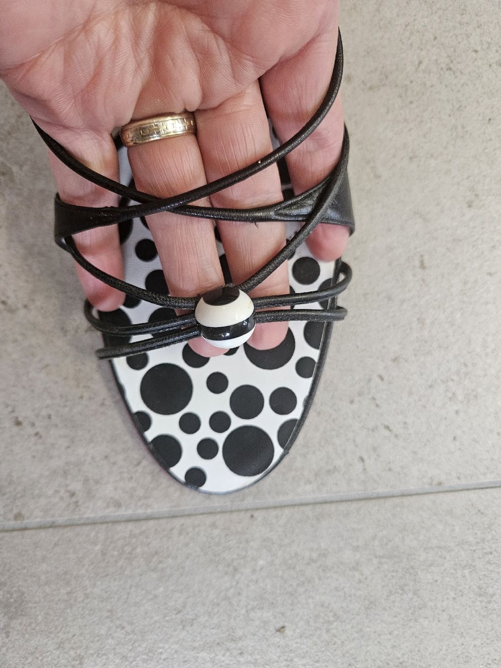 Escada Scarpe da donna: Escada Elegante Sommer-Sandalen   Gr. 38.5  – Usato da ipsach venduto da michat01 3