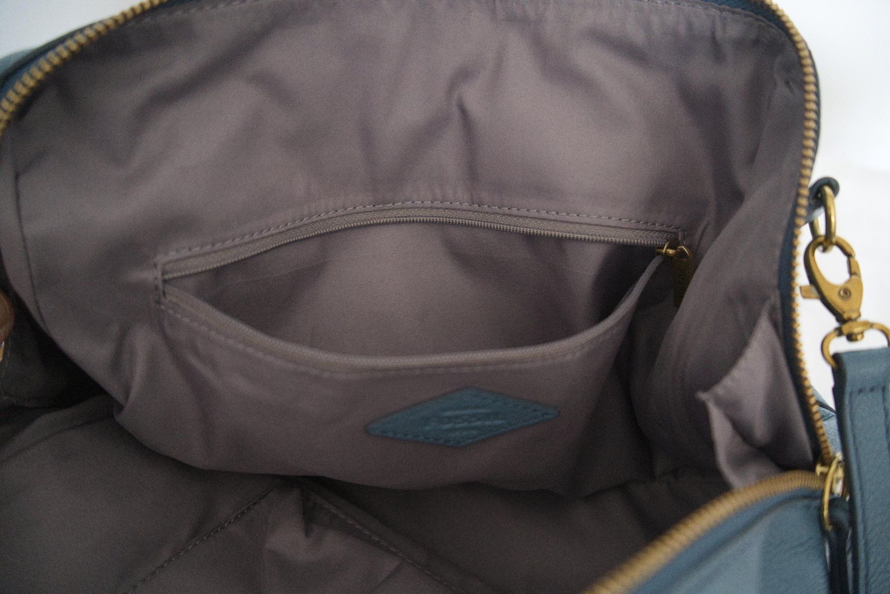 Taschen für Damen: Fossil Damentasche blau – Gebraucht aus Basel von Flohmi-Basel 6