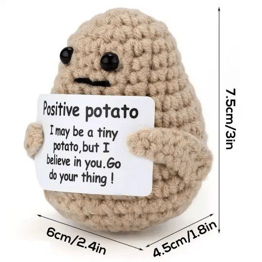 Tutte le decorazioni: Positive Potato Glücksbringer Hellbraun - Neu – Nuovo (secondo la descrizione) da Staufen venduto da inf_yq22 3