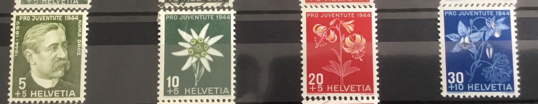 Tutti i francobolli: Pro Juventute 1944 Briefmarken – Usato da Kerzers venduto da Georges3210