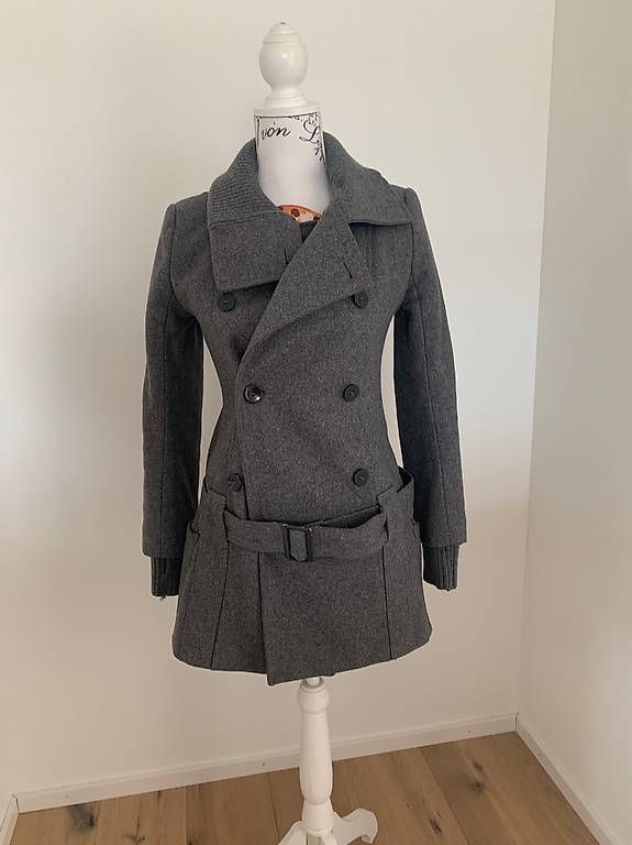 Cappotti: Wintermantel XS grau (75% Wolle) – Usato da Einsiedeln venduto da ver_sb5p
