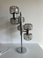 Mid Century Space Age Rauchglas Lampe Lemag