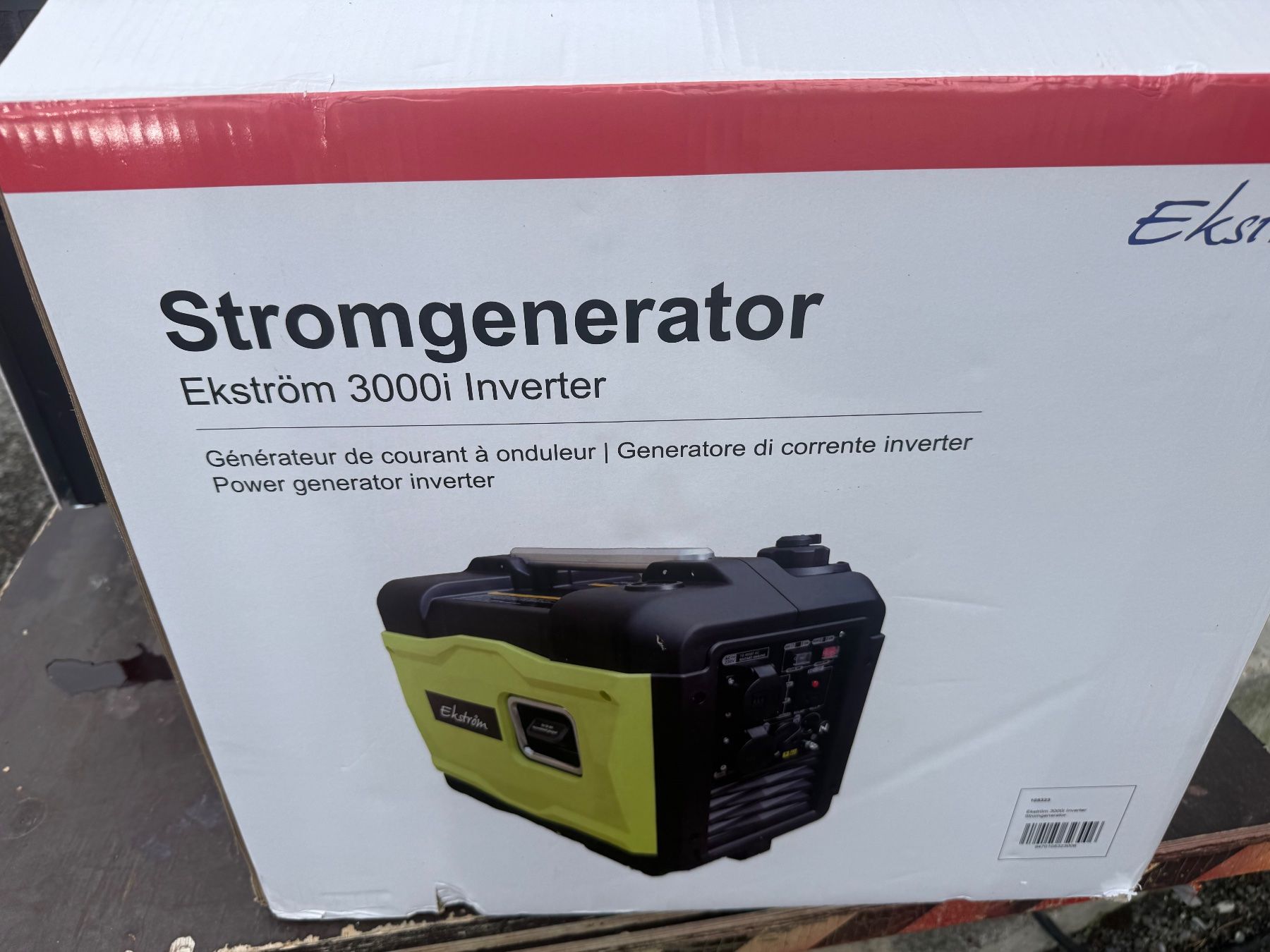Ekström Stromgeneratoren: Neu Orginalverpackter Stromgenerator Ekström 3000i Inverter – Neu (gemäss Beschreibung) aus Widnau von moser-konzept. 4