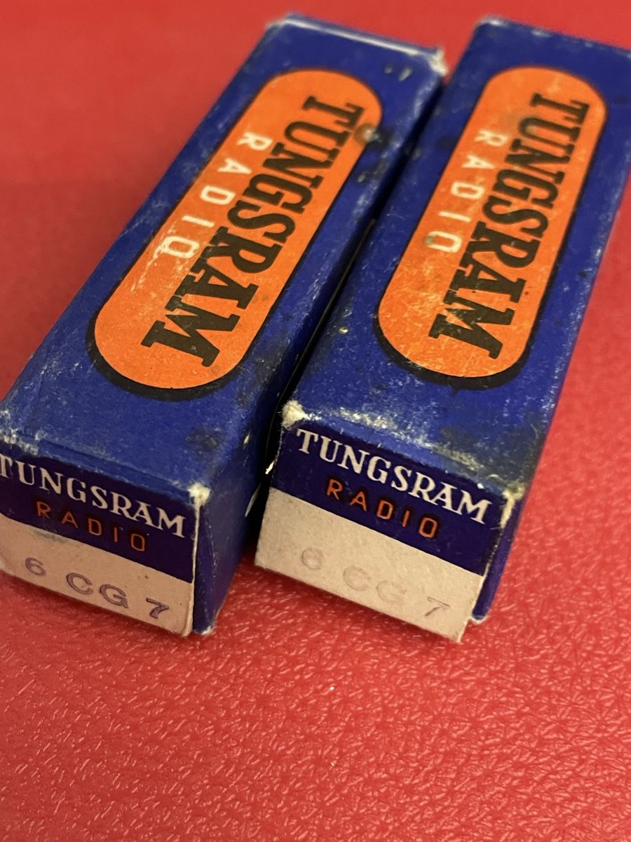 Componenti elettronici: 6CG7 Tungsram  – Nuovo e nell'imballaggio originale da Oftringen venduto da Jradioman