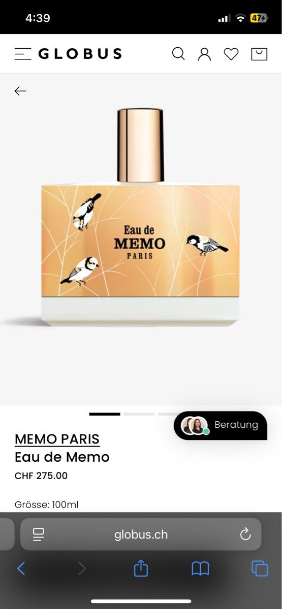 Profumi & Eau de Toilette: Memo Paris - Eau de Memo – Usato da Romanshorn venduto da jannishko 4