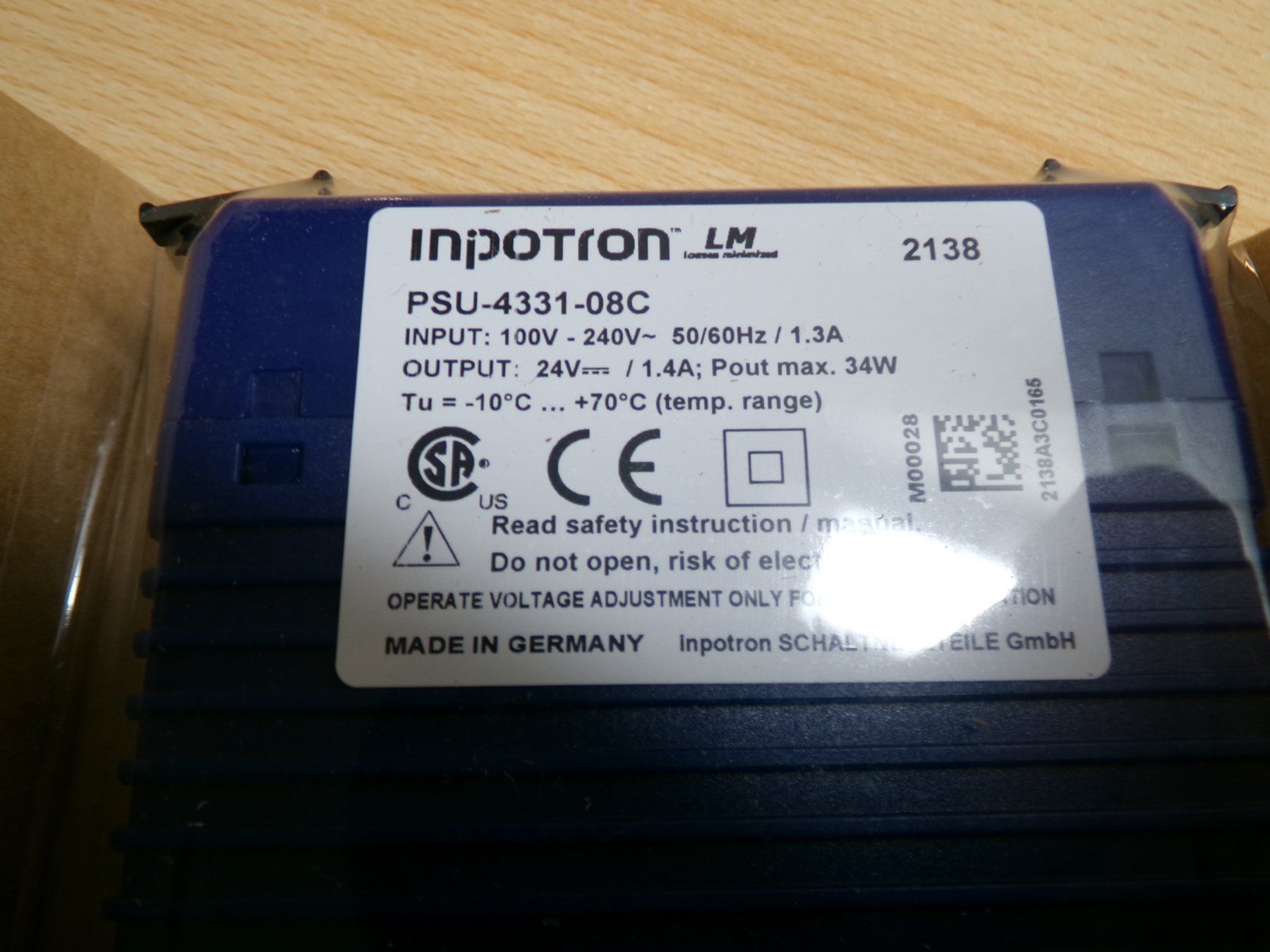 Elektronikbauteile: Spannungsversorgung 24VDC 1,4A – Neu und originalverpackt aus Hombrechtikon von HGK50 1