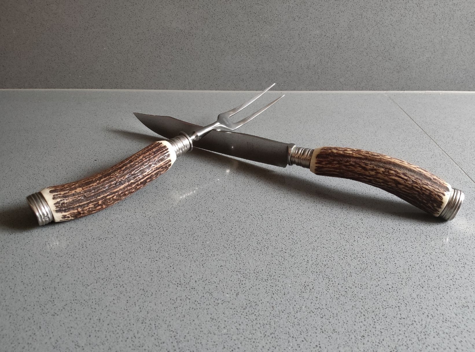 Solingen Bestecksets: TRANCHIER - Besteck / Hirschhorn - Griffen – Neu (gemäss Beschreibung) aus Minusio von Todesca 4