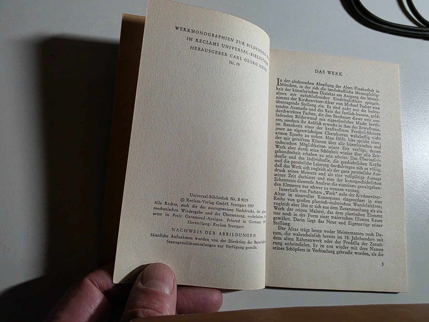 Bücher: Michael Pacher - Kirchenväter-Altar - Reclam 1957 – Gebraucht aus Walterswil BE von Lonitti 6