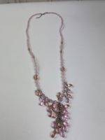 Elegante Halskette mit Anhänger, rosa - Armulett