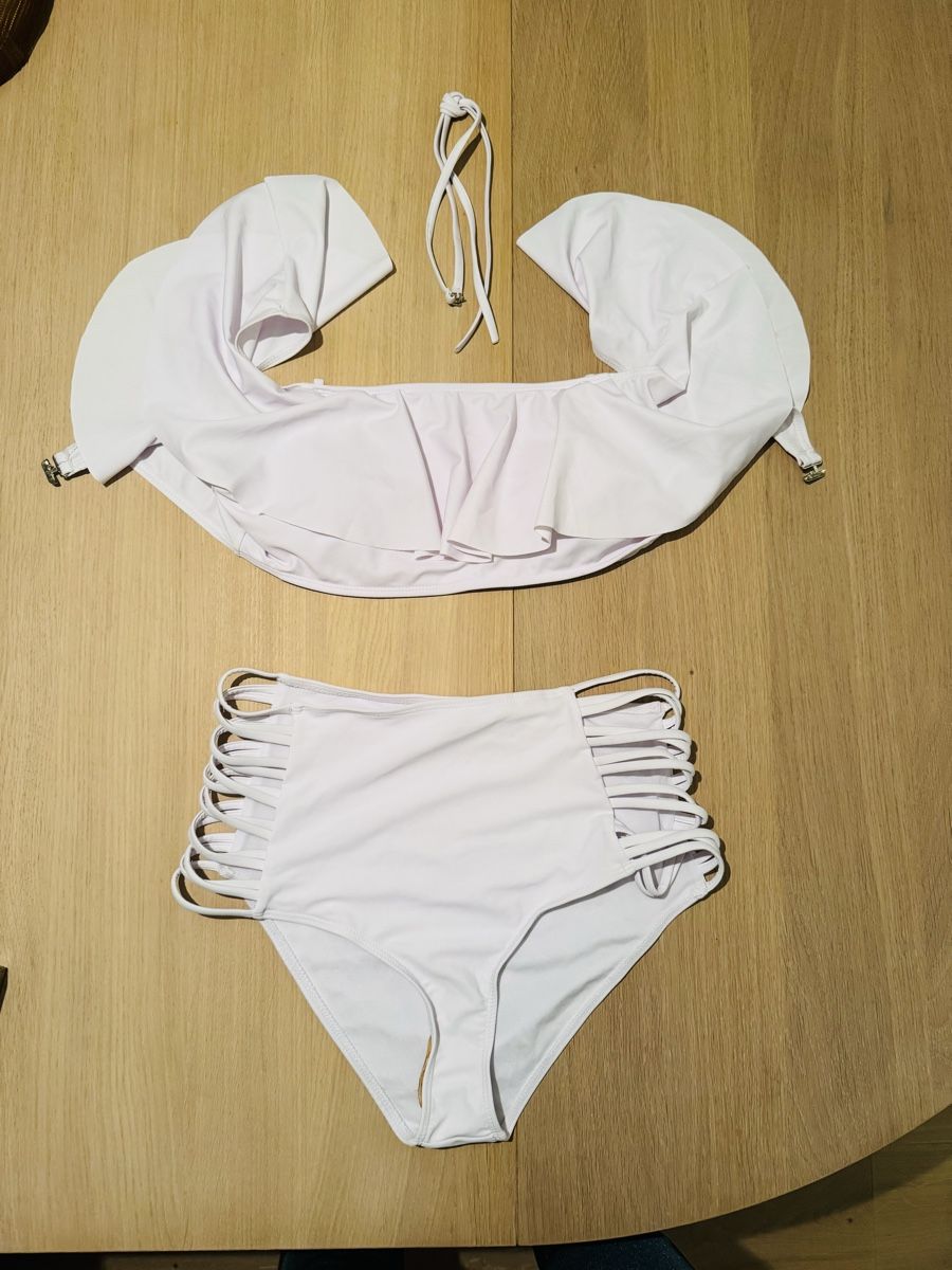 Costumi da bagno & Bikini: Bikini schulterfrei - Weiss – Nuovo e nell'imballaggio originale da Zürich venduto da sany07 1