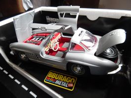 Mercedes Benz 300 SL Flügeltürer 1:18 Bburago OVP
