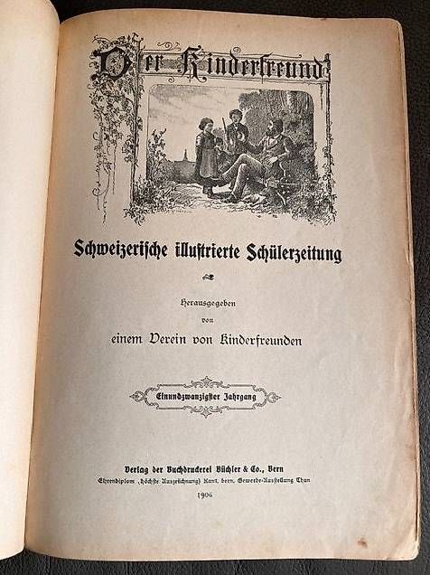 Libri: Der Kinderfreund 1906 - Schweizer Schülerzeitung – Usato da Eschlikon TG venduto da Farewell01 2