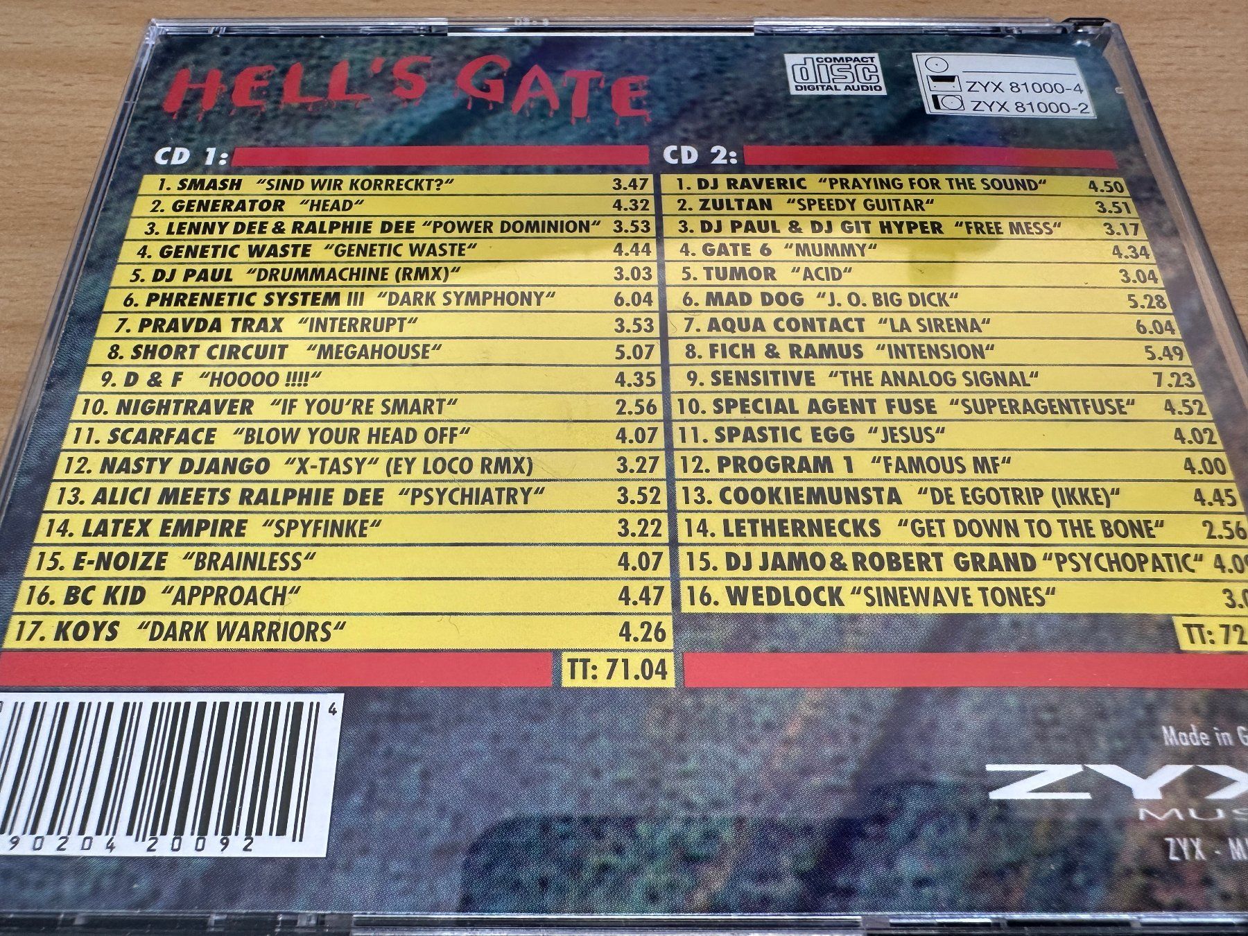 CD: Various – Hell's Gate - 2 CD – Usato da Rikon im Tösstal venduto da Alpenmutz 1