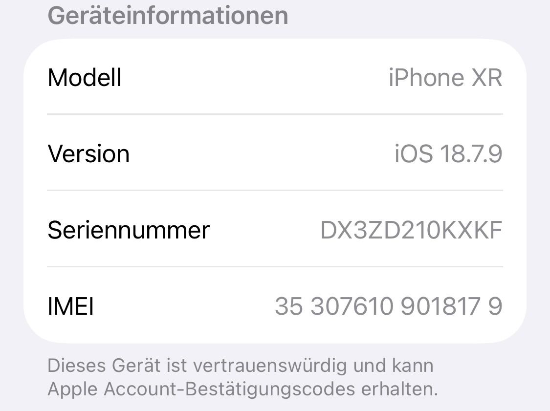Apple Portables: iPhone XR 128 GB blau – D'occasion à Luzern par maurus04 3