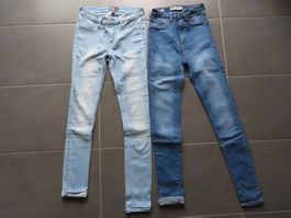 2 schöne Jeans ABERCROMBIE Gr.25, TALLY WEIJL Gr.36