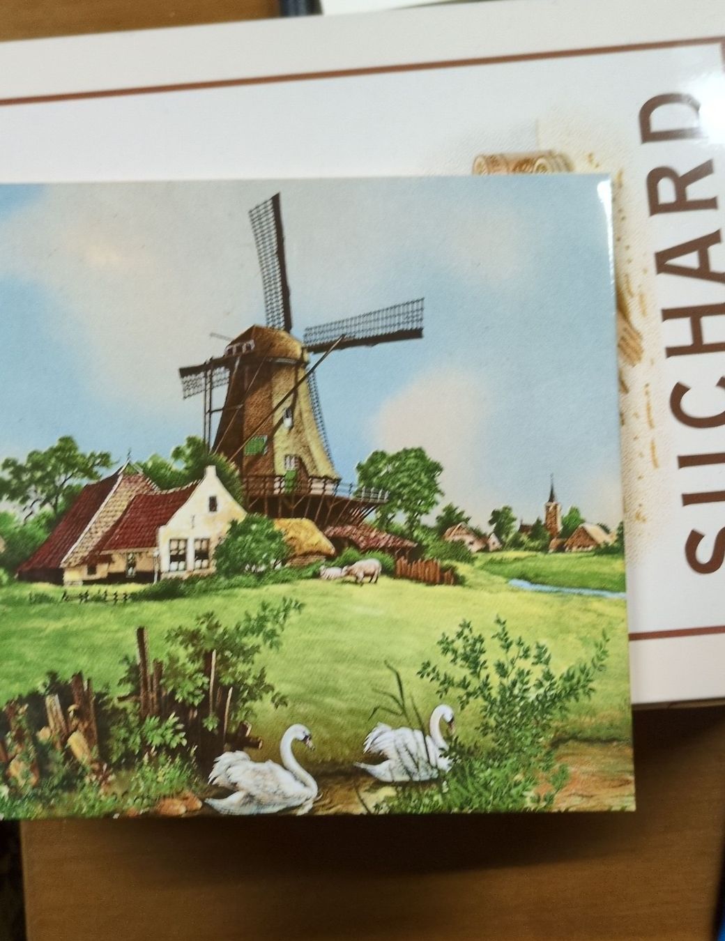 Foto & Immagini: Dekorative Fliese mit Holländischer Landschaft, Windmühle – Nuovo (secondo la descrizione) da Meilen venduto da Frensch7