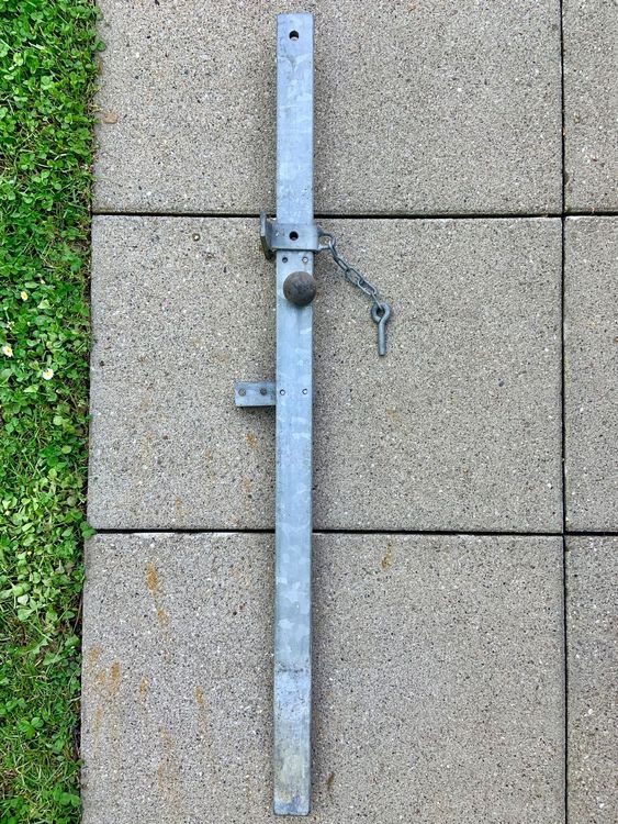 Zweiseitiger Aluminium Gartentor Riegel - Wetterfest Mit Beidseitigen Griffen