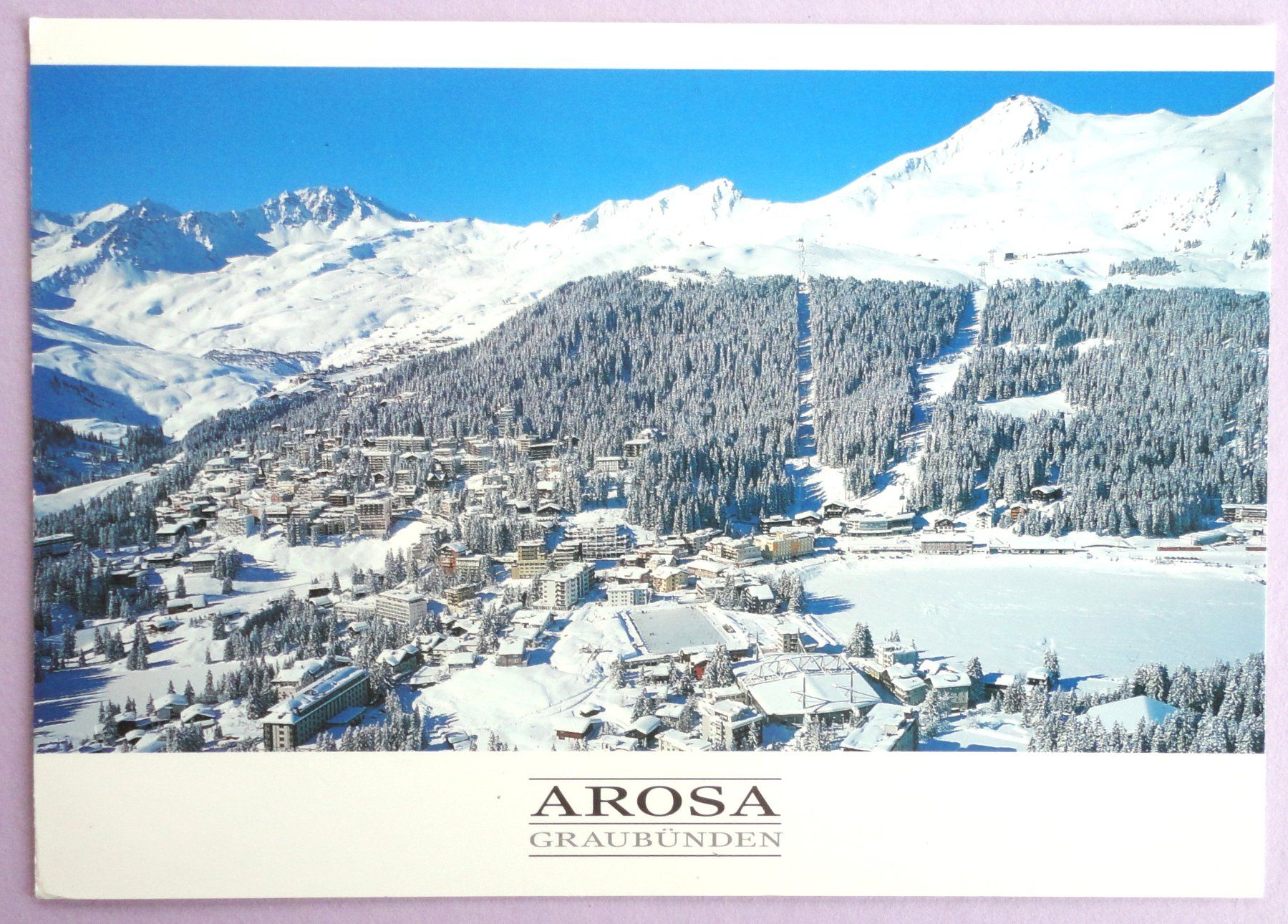 Cartoline postali: Arosa 1800 m – Usato da Fétigny venduto da Billy2miny