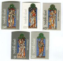 Briefmarken "Weihnachten". Norfolkinsel