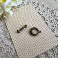 1 Verschluss Rund fermeture rond Metall