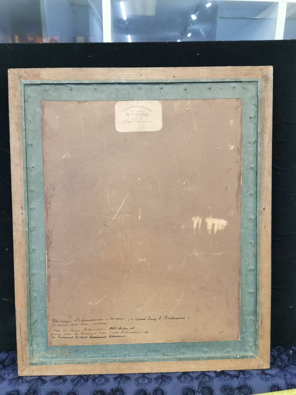 Gemälde: PORTRAIT ANCIEN I FORMATIONS AU DOS – Gebraucht aus Genève von Qanil77 5