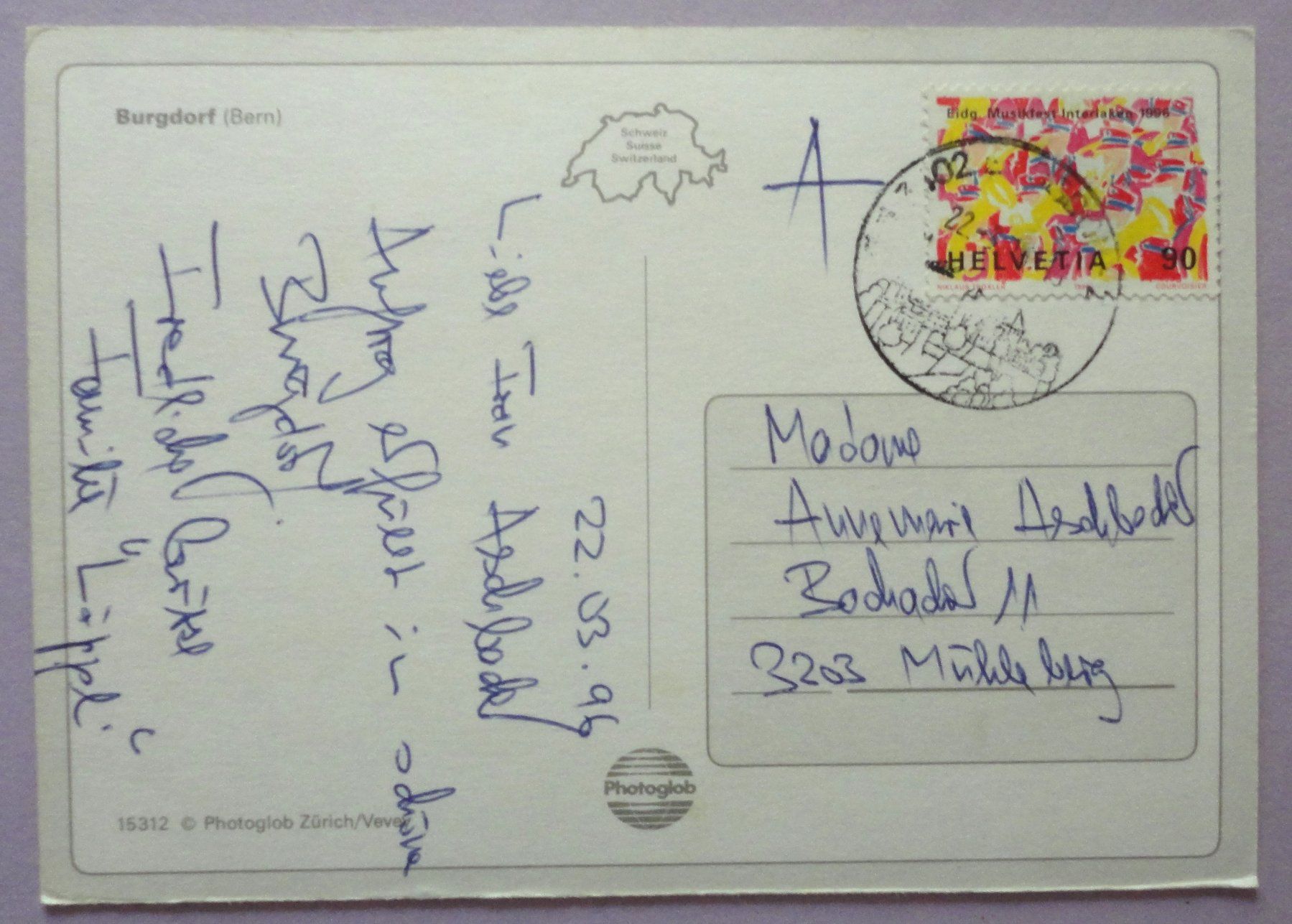 Cartoline postali: Burgdorf – Usato da Fétigny venduto da Billy2miny 1