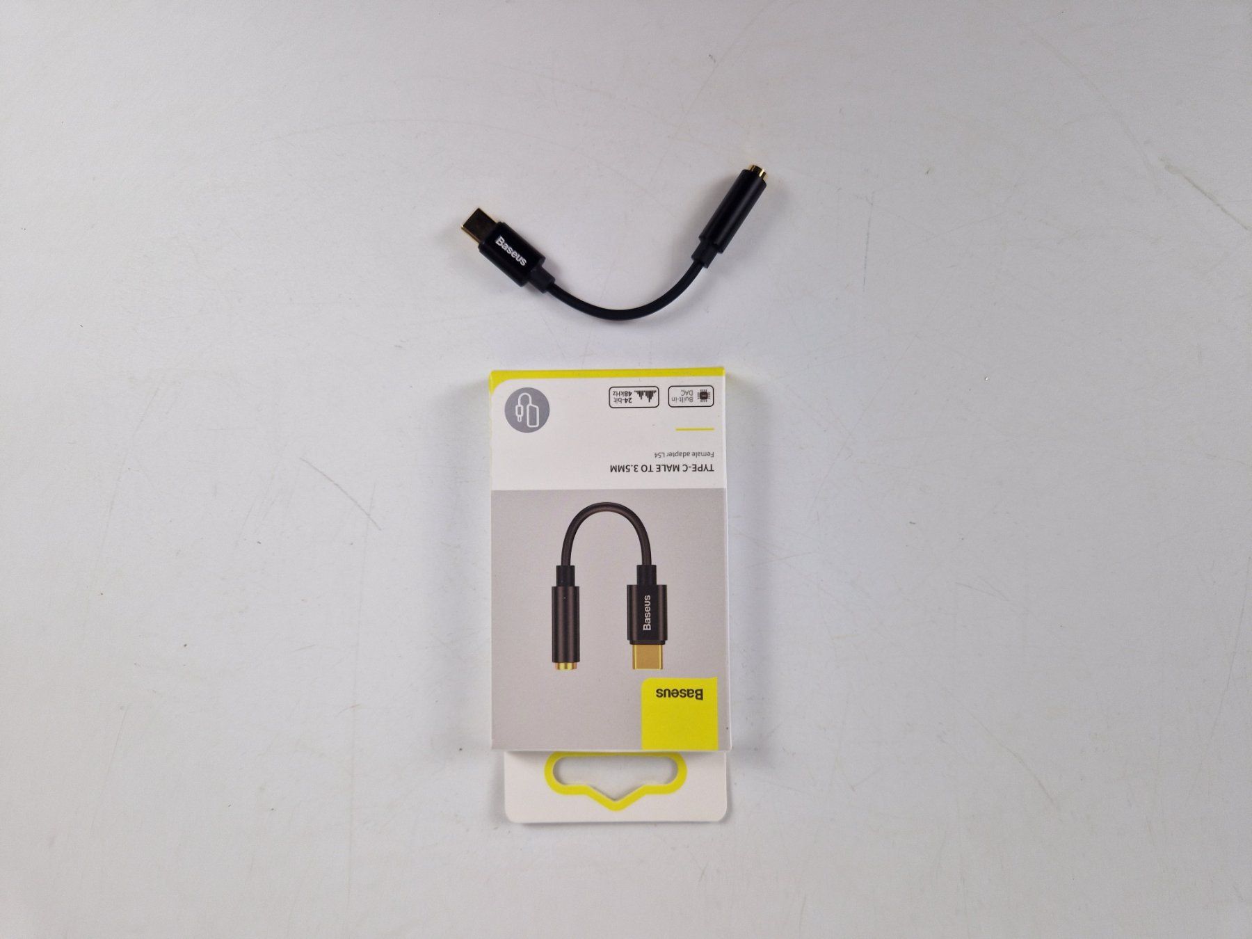 Baseus Unità & Adattatore: Baseus Female adapter L54 USB->C, 3.5mm Klinke – Nuovo (secondo la descrizione) da Muhen venduto da Restwert_Muhen