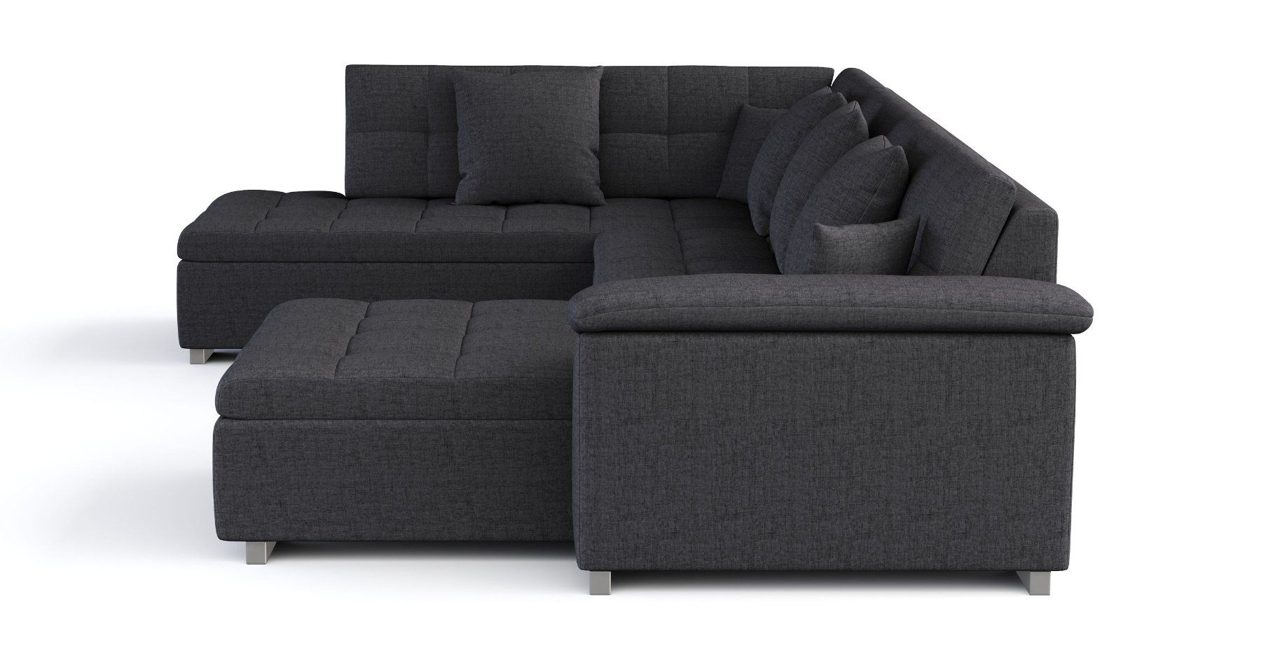 Divani: Ecksofa ARIA links anthrazit - Gratis Versand – Nuovo e nell'imballaggio originale da Kleinwangen venduto da Maluwa_GmbH 4