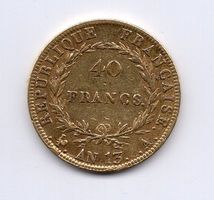 (2295) Frankreich, 40 Francs, AN13, Gold
