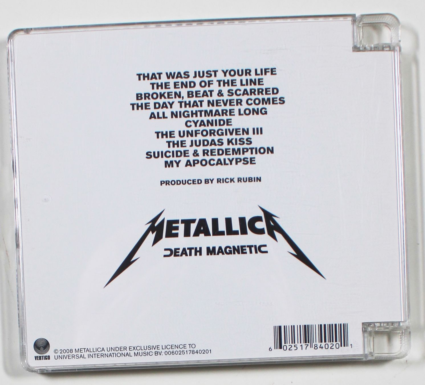 CD: CD - METALLICA - DEATH MAGNETIC – Usato da Brüttisellen venduto da Collector-Corner 2