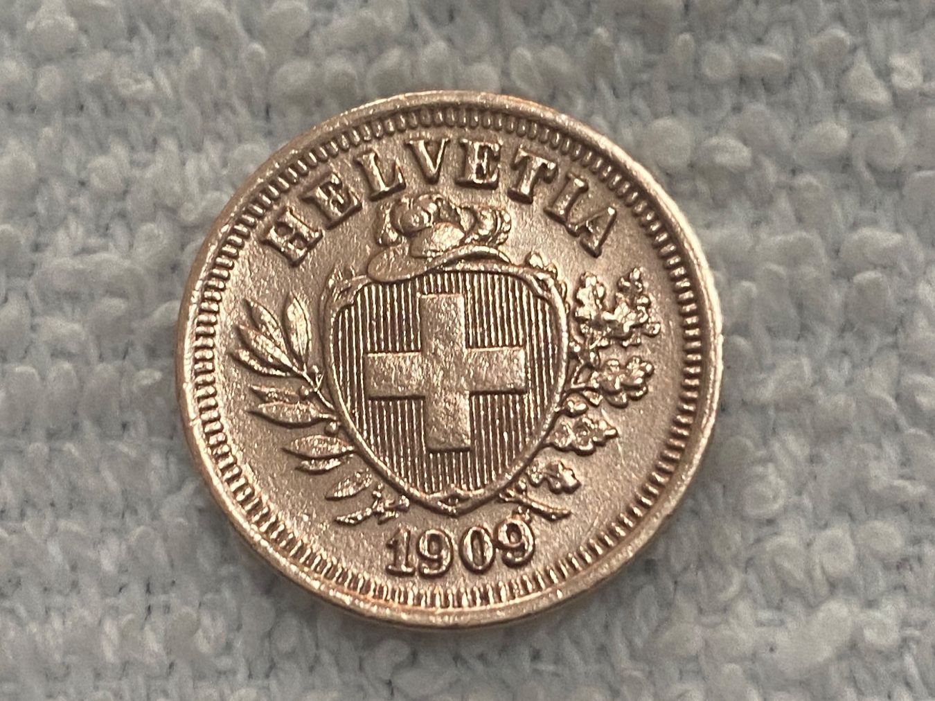 Tutti le monete: 1 centime/Rappen 1909 – Usato da Nyon venduto da Ilmi09