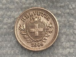 1 centime/Rappen 1909