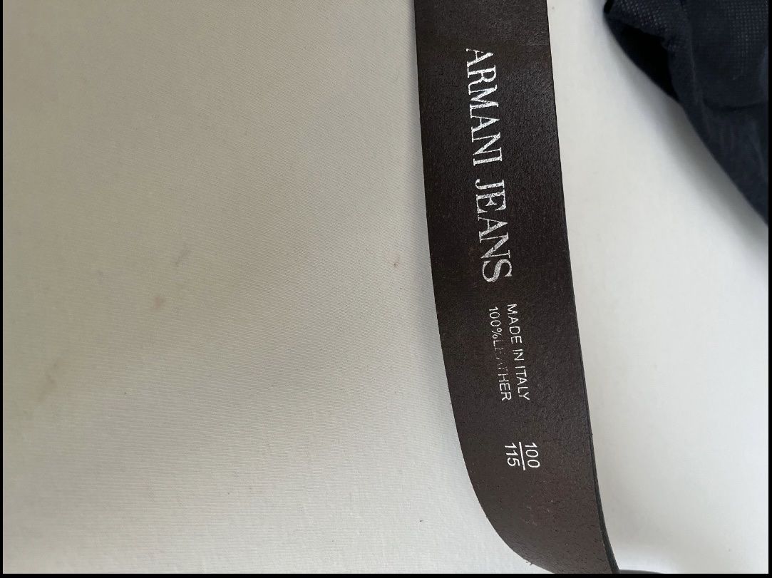 Armani Cinture: Armani Ledergürtel Braun Grösse 100/115 – Nuovo (secondo la descrizione) da Zug venduto da Nickwalks999 3