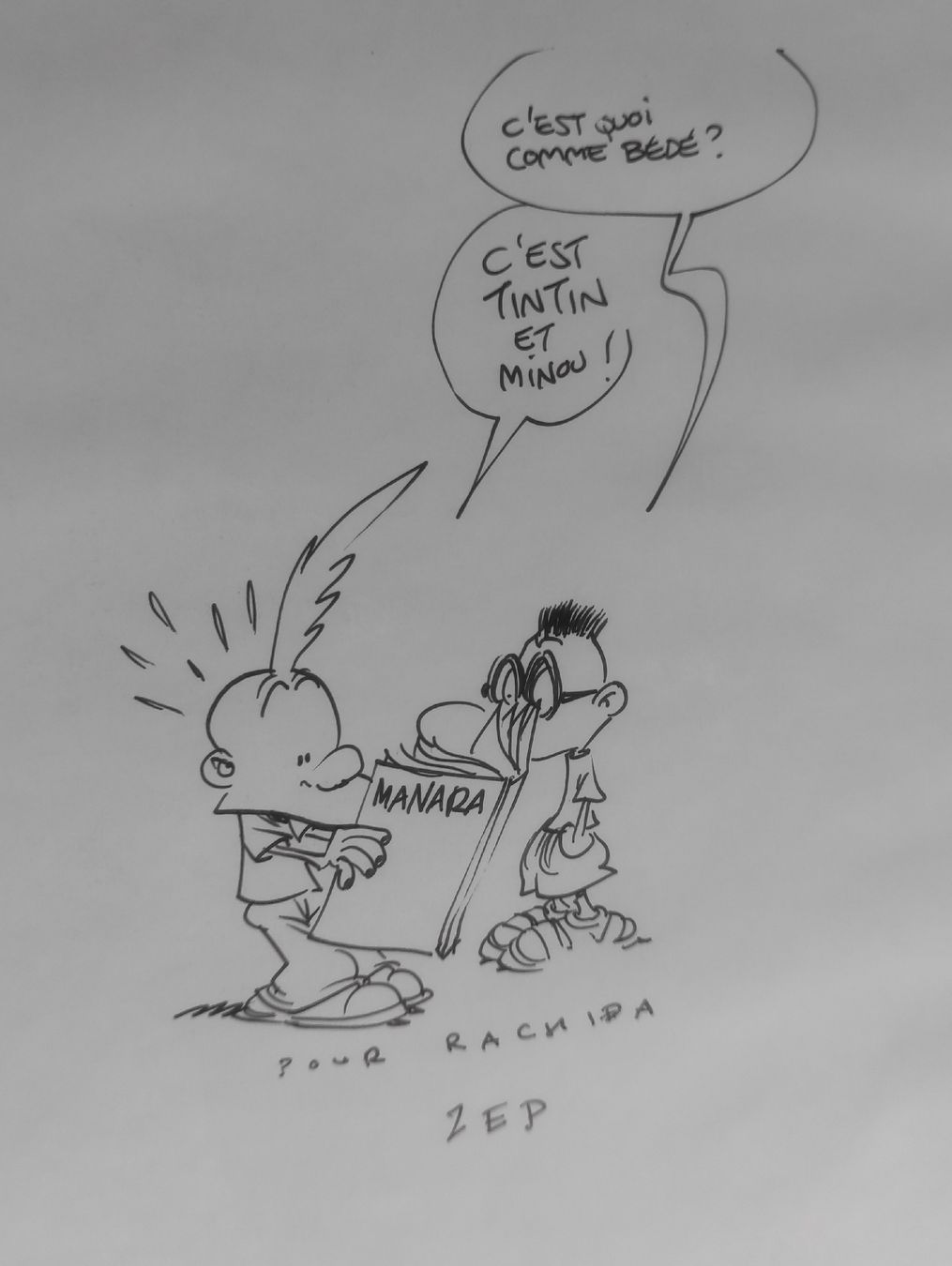 Comics: TITEUF 1 ***Dédicace*** ZEP – Gebraucht aus Biel/Bienne von pijama 3