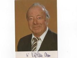 Autogrammkarte von Schauspieler Heinz Rühmann D, †