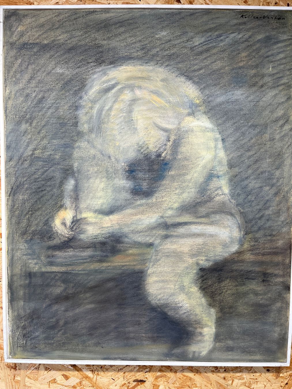 Dipinti: Gemälde Edwin Keller - Venton   (ID M316) – Usato da Gelterfingen venduto da art-and-more 1