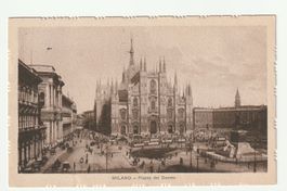 1927 Milano, Piazza del Durmo, Italien