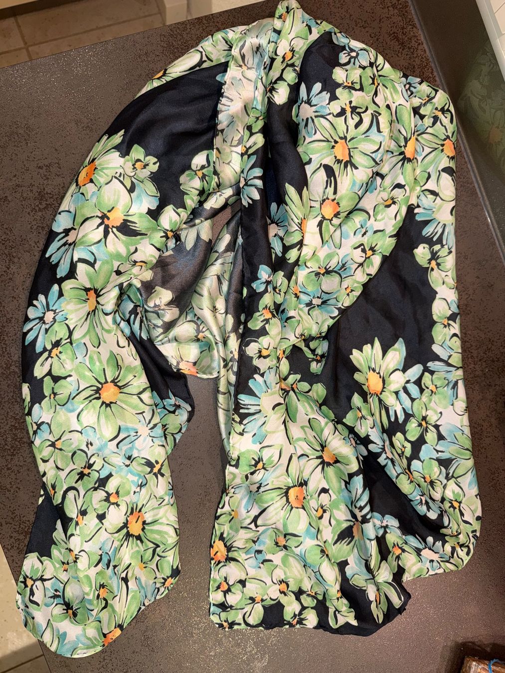 Foulard & Sciarpe: Seiden Schal handroliert neu – Nuovo (secondo la descrizione) da Dornach venduto da samuti