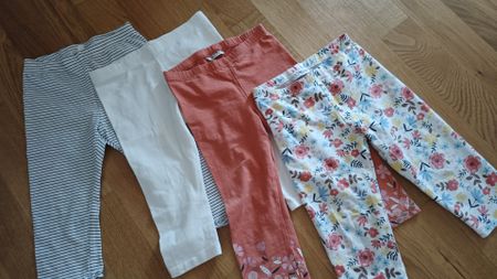 4er Set Mädchen Leggins Grösse 116