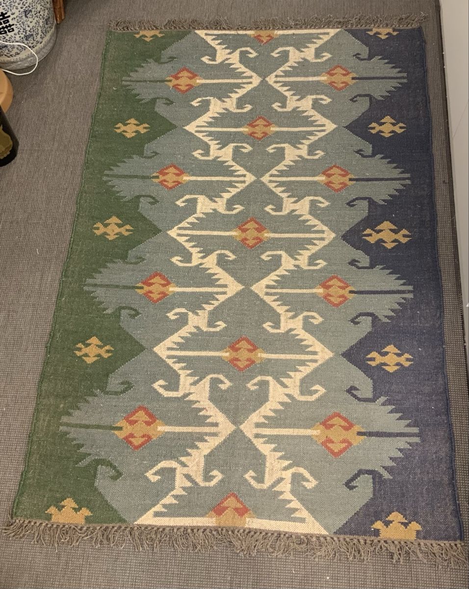 Kilim Tappeti: Tapis Kilim Apache 120/180 – Nuovo (secondo la descrizione) da rolle venduto da Tontonjulot