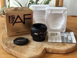 Nikon AF Nikkor 50mm f/1.8 NOS wie neu OVP