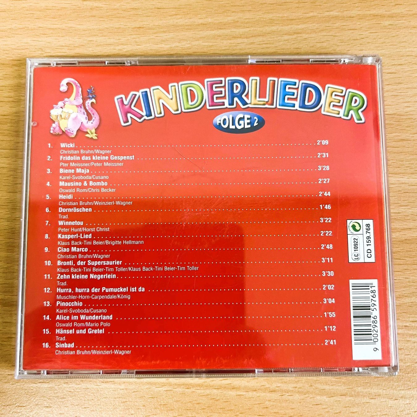 CDs: CD - Kinderlieder - Folge 2 – Gebraucht aus Amlikon-Bissegg von riestig 2