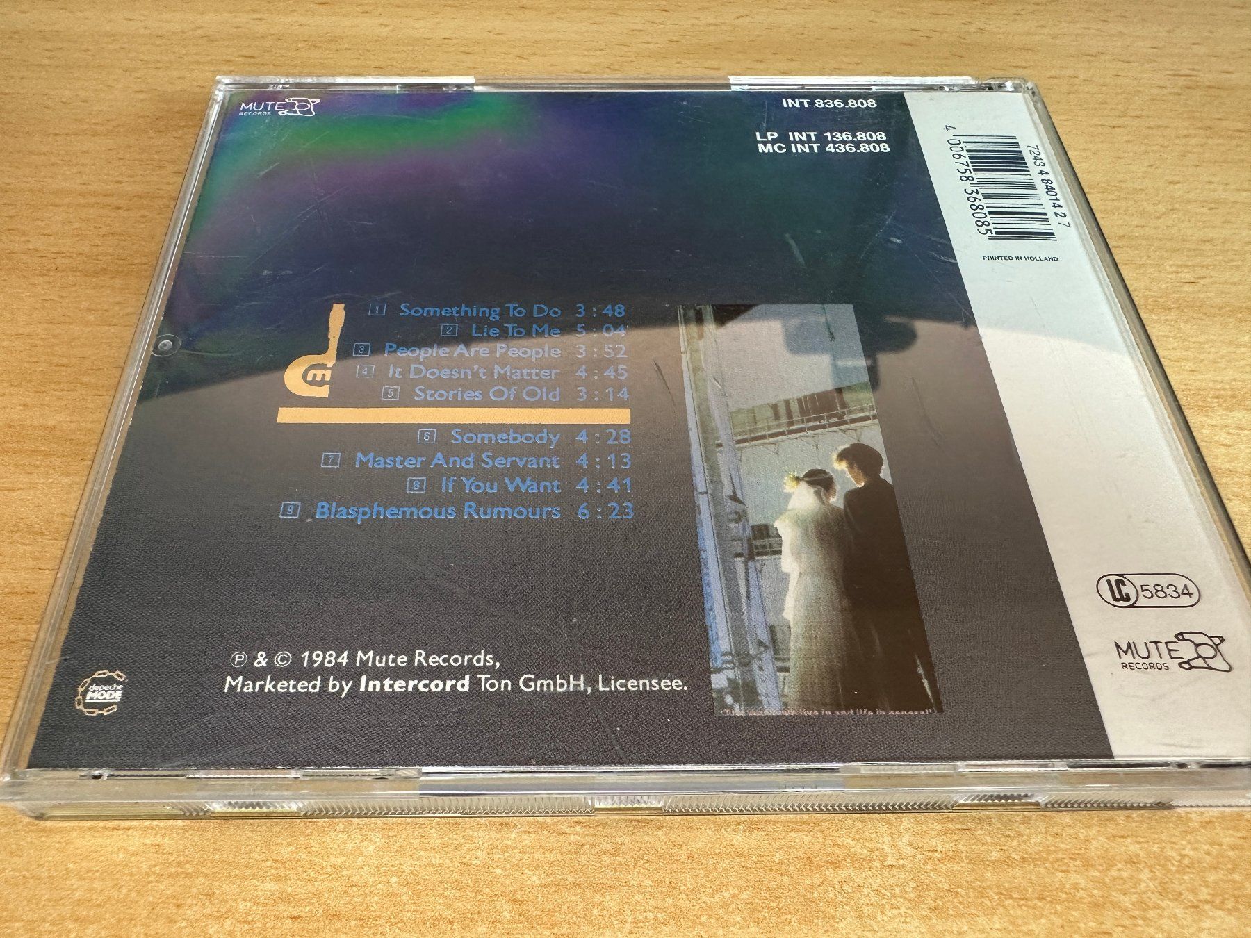 CDs: Depeche Mode – Some Great Reward – Gebraucht aus Rikon im Tösstal von Alpenmutz 1