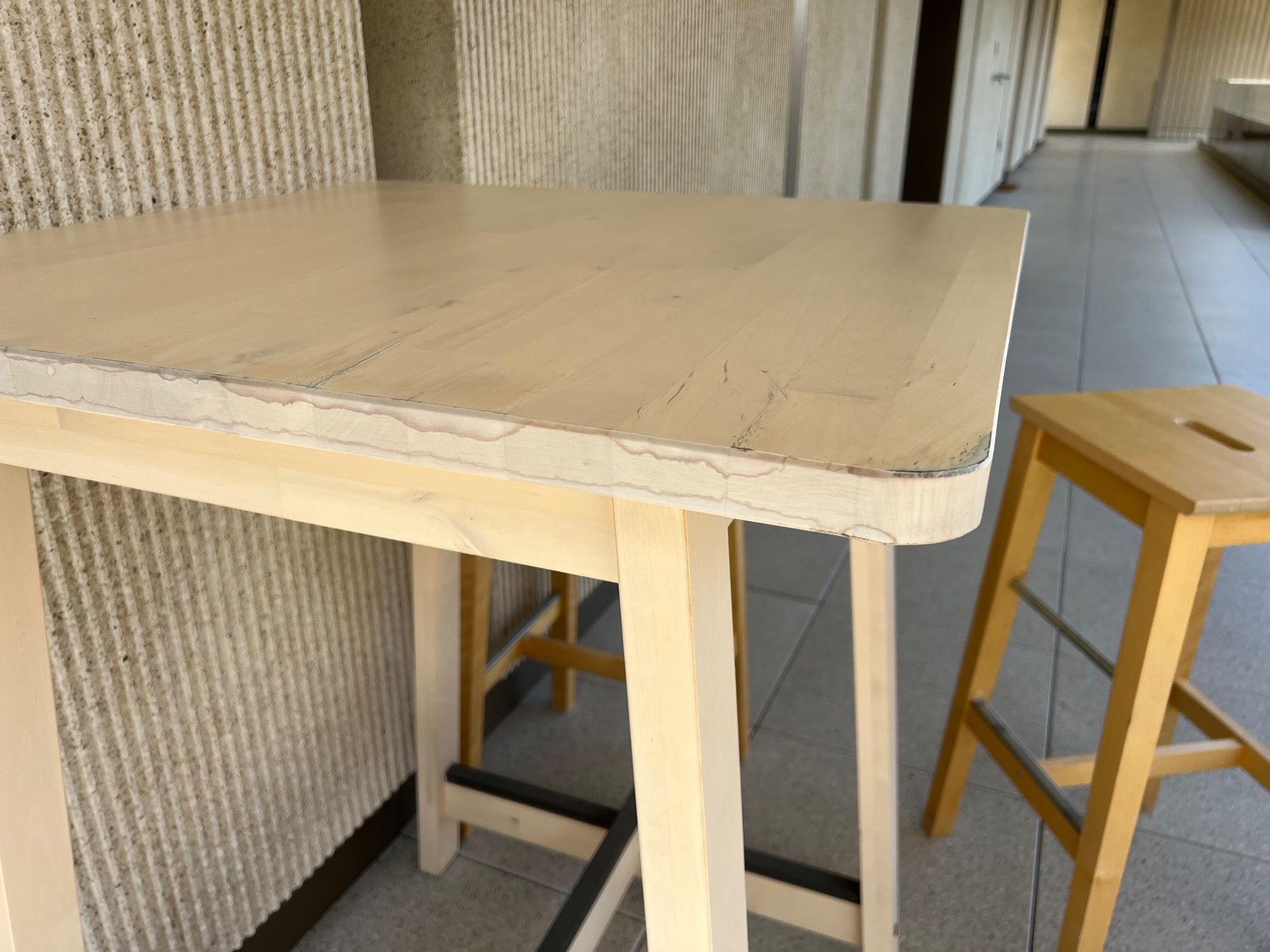 Ikea Set di tavolo e panche: Ensemble table haute et 2 tabourets en bois – Usato da Troinex venduto da Nono1331 2