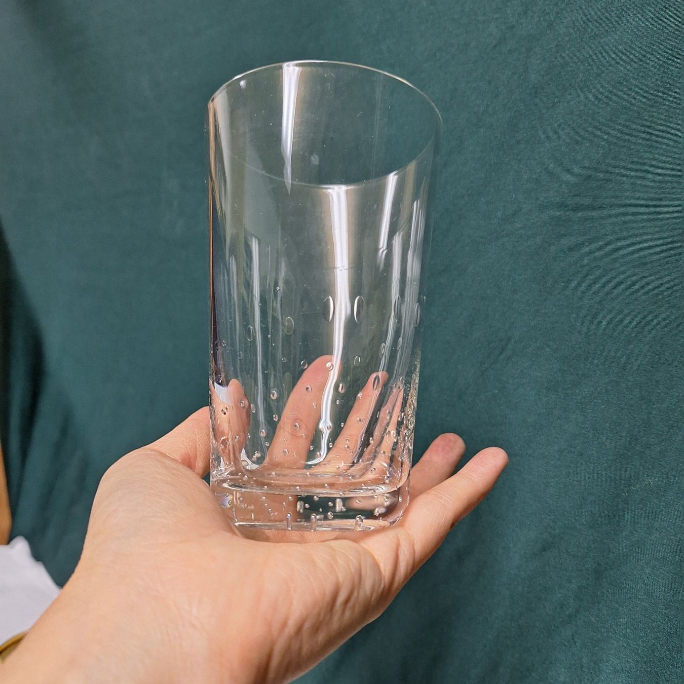 Verres: 2 grosse Trinkgläser mit Lufteinschlüssen, Bläschenoptik – D'occasion à Winterthur par ric_rl7n 4