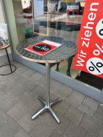 Nur 1 x benutzt: 4 x Event-/Apéro-Tische aus Metall