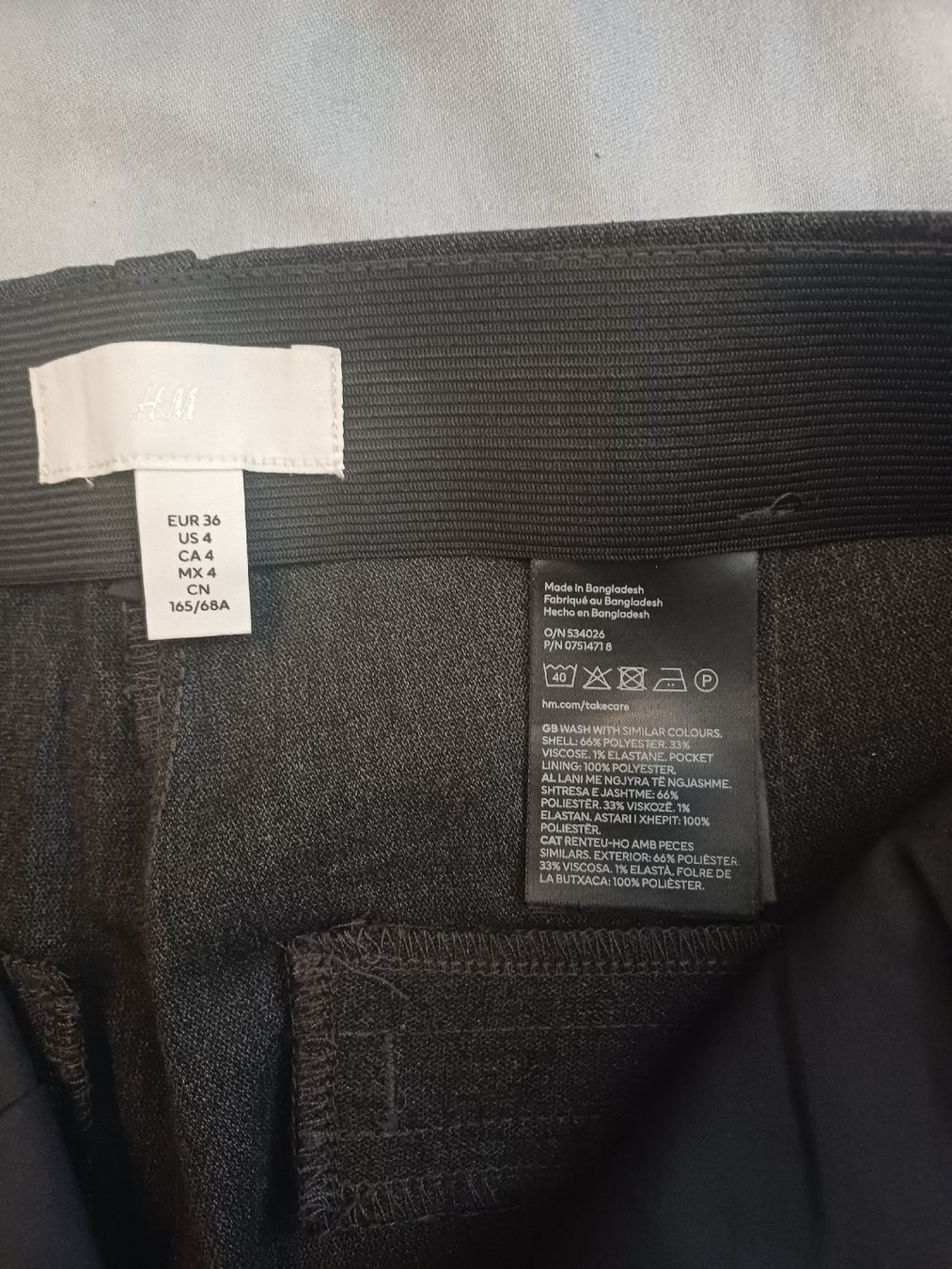 H&M Pantaloni: Elegant grey trousers – Nuovo (secondo la descrizione) da Dietikon venduto da Francesca_Pk 2