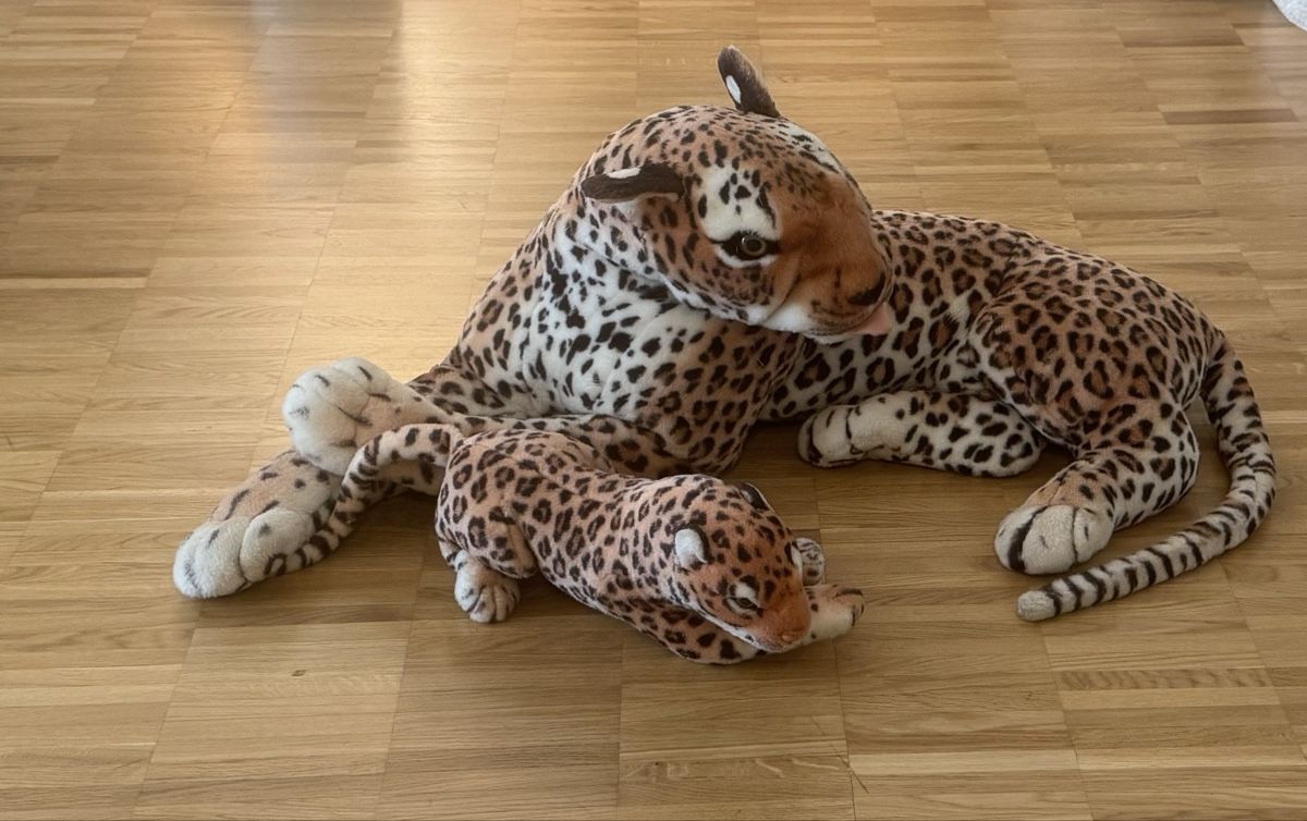 Giocattoli: XXL Leopard Mutter mit Baby – Usato da Schwerzenbach venduto da schwerzi70 4